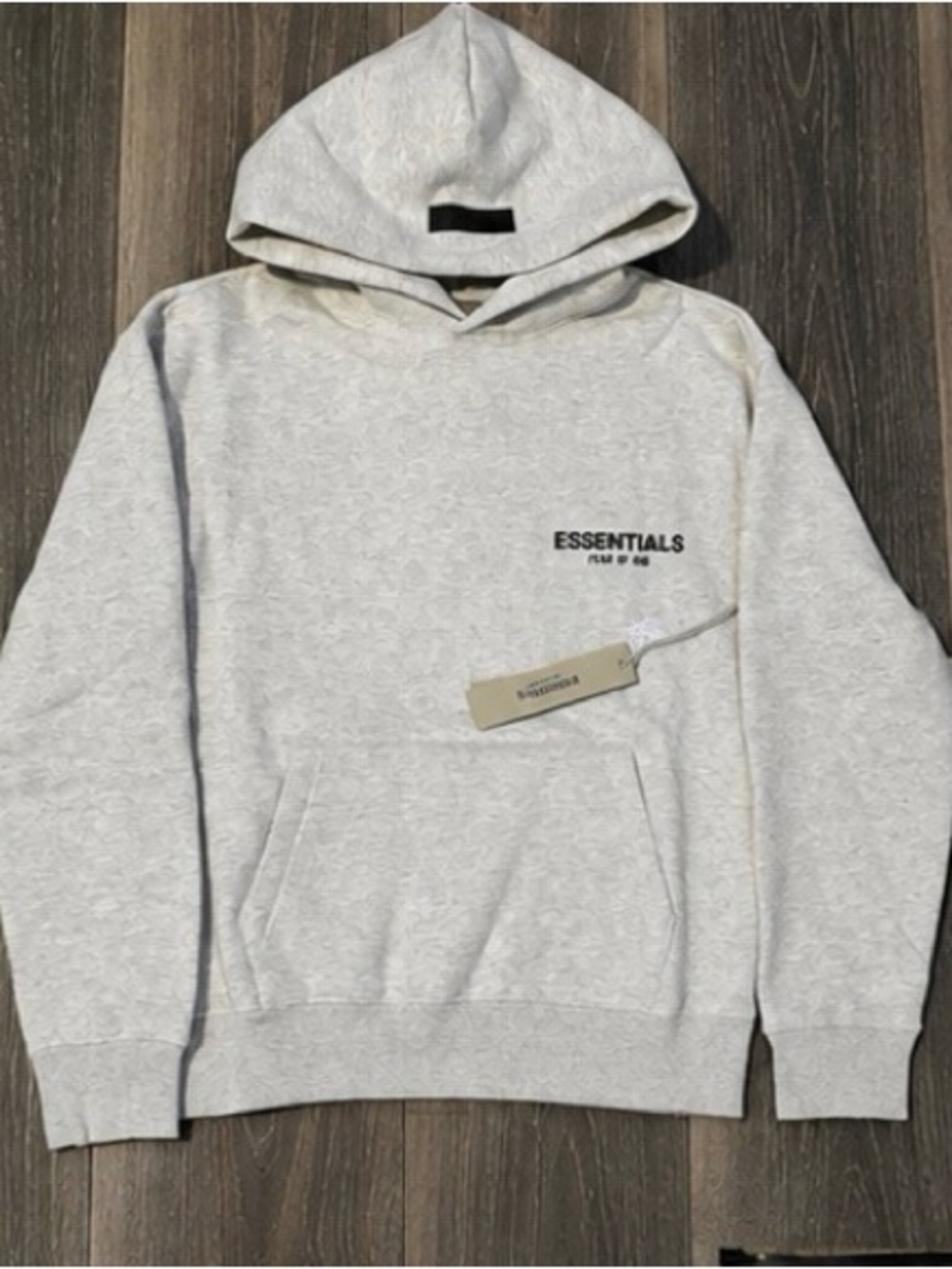 S Essentials Fear of God Hoodie Light Oatmeal